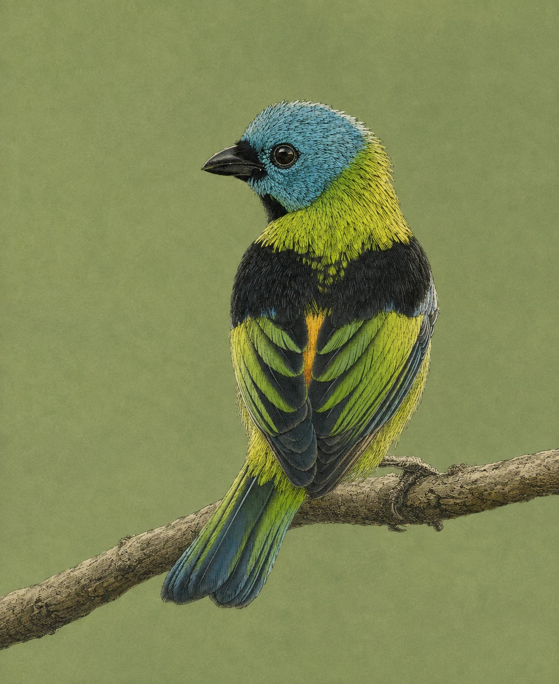 Green-headed Tanager (Tangara seledon)