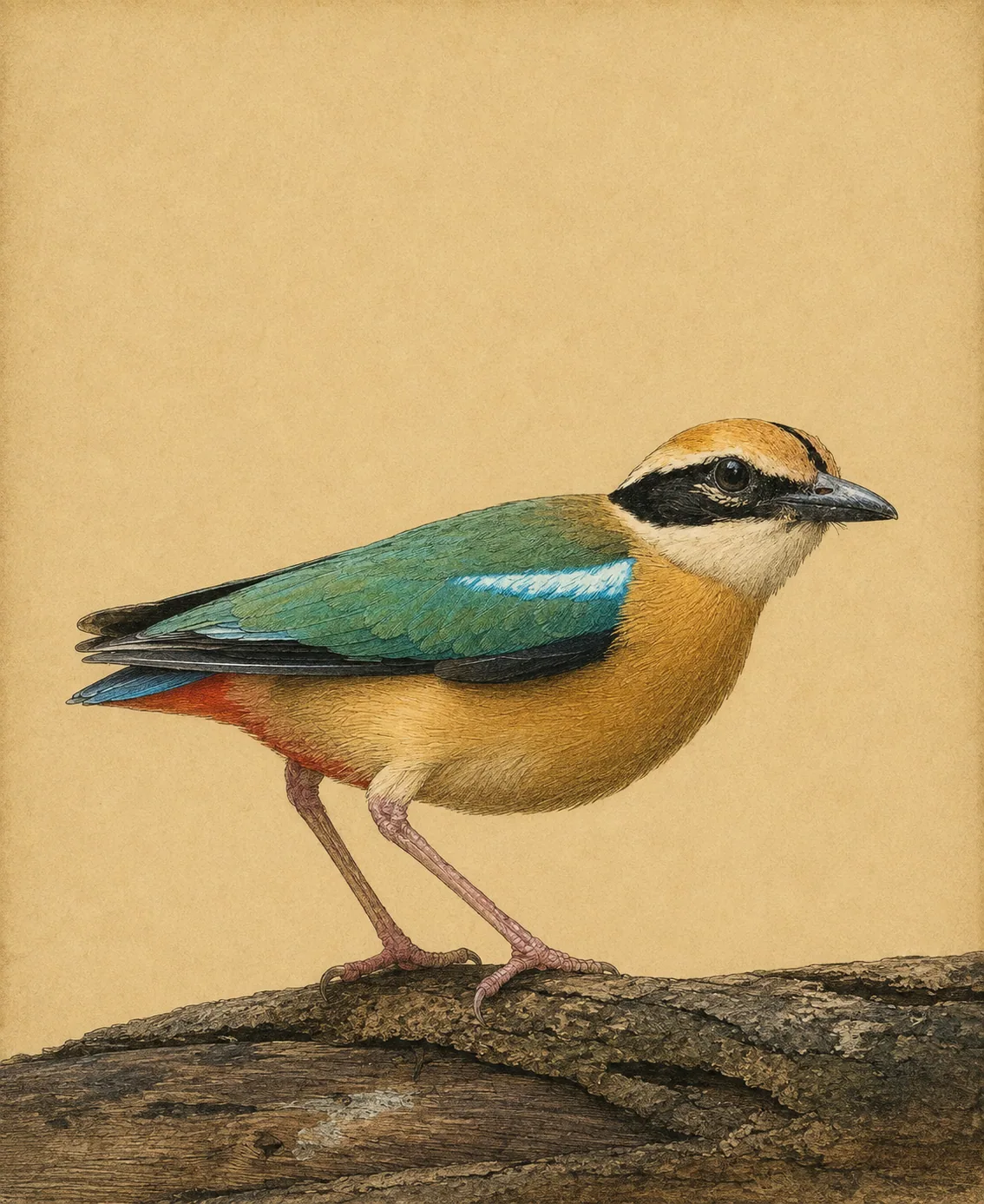 Indian Pitta (Pitta brachyura)