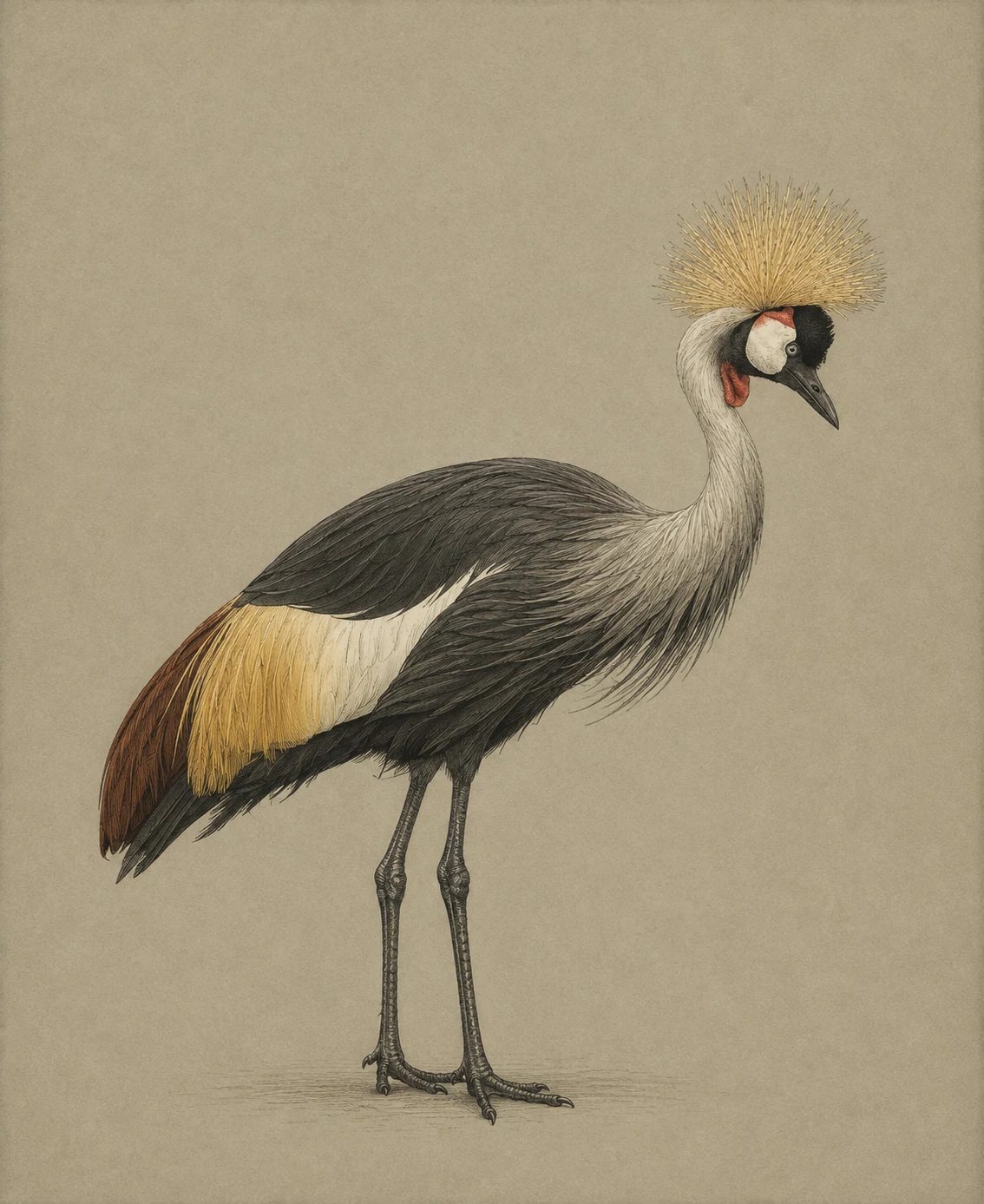 Grey Crowned Crane (Balearica regulorum)