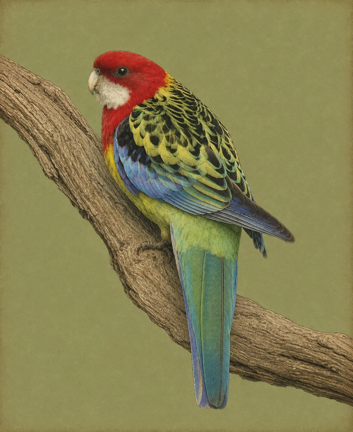 Eastern Rosella (Platycercus eximius)