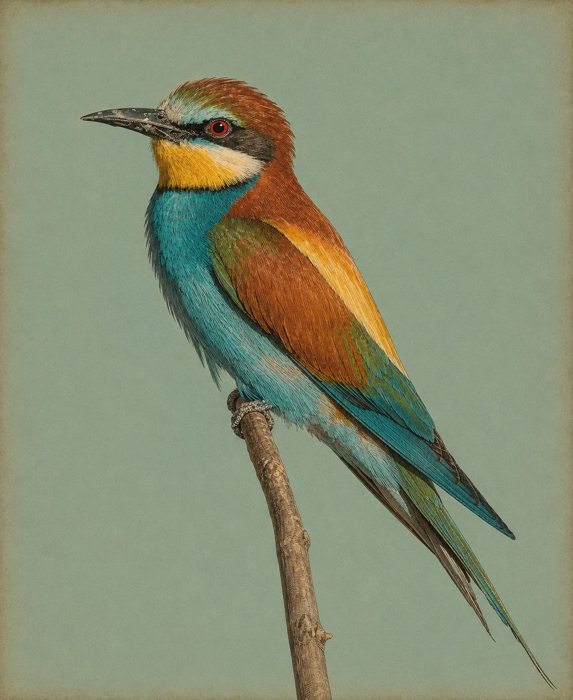 European Bee-eater (Merops apiaster)