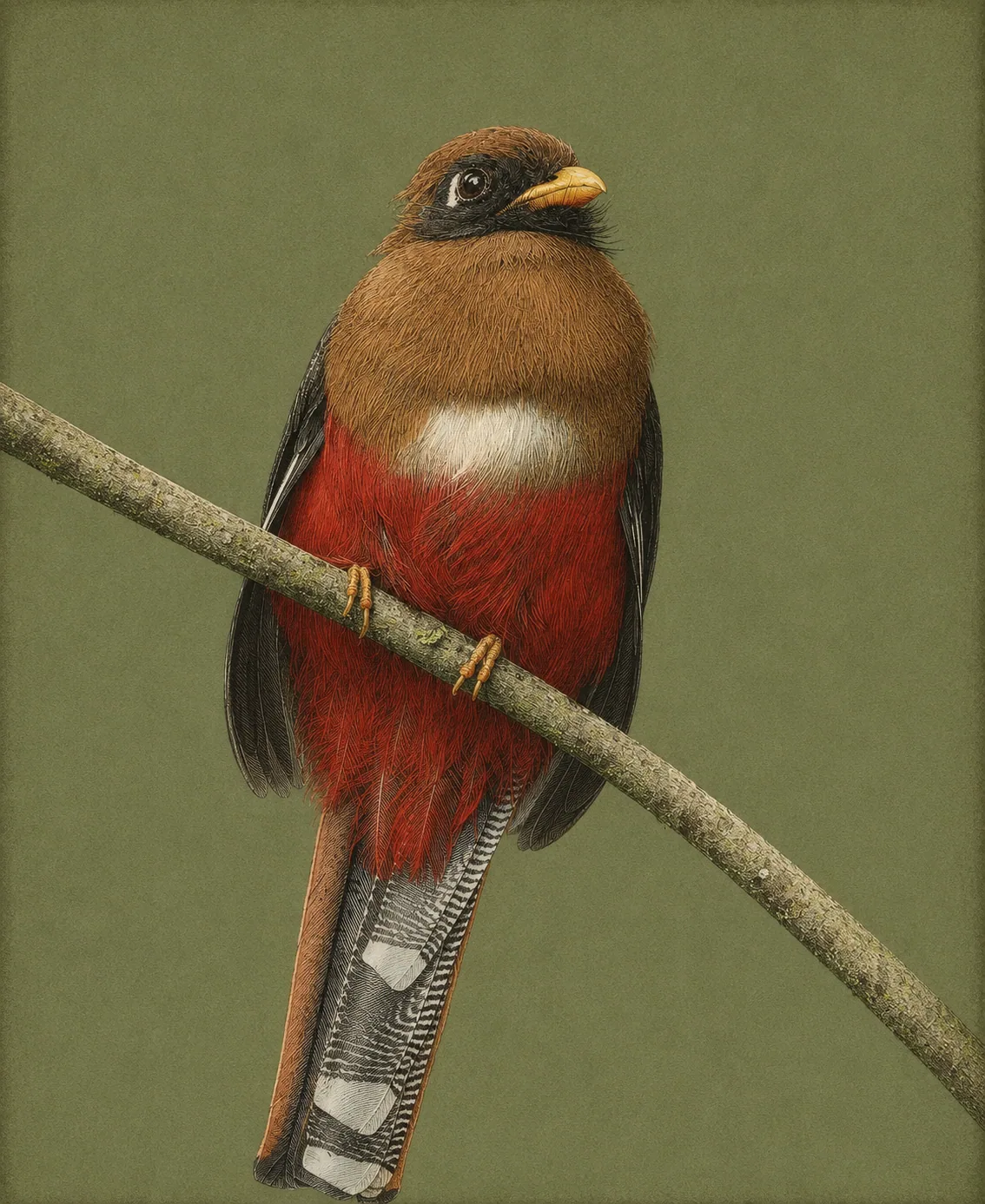Masked Trogon (Trogon personatus)