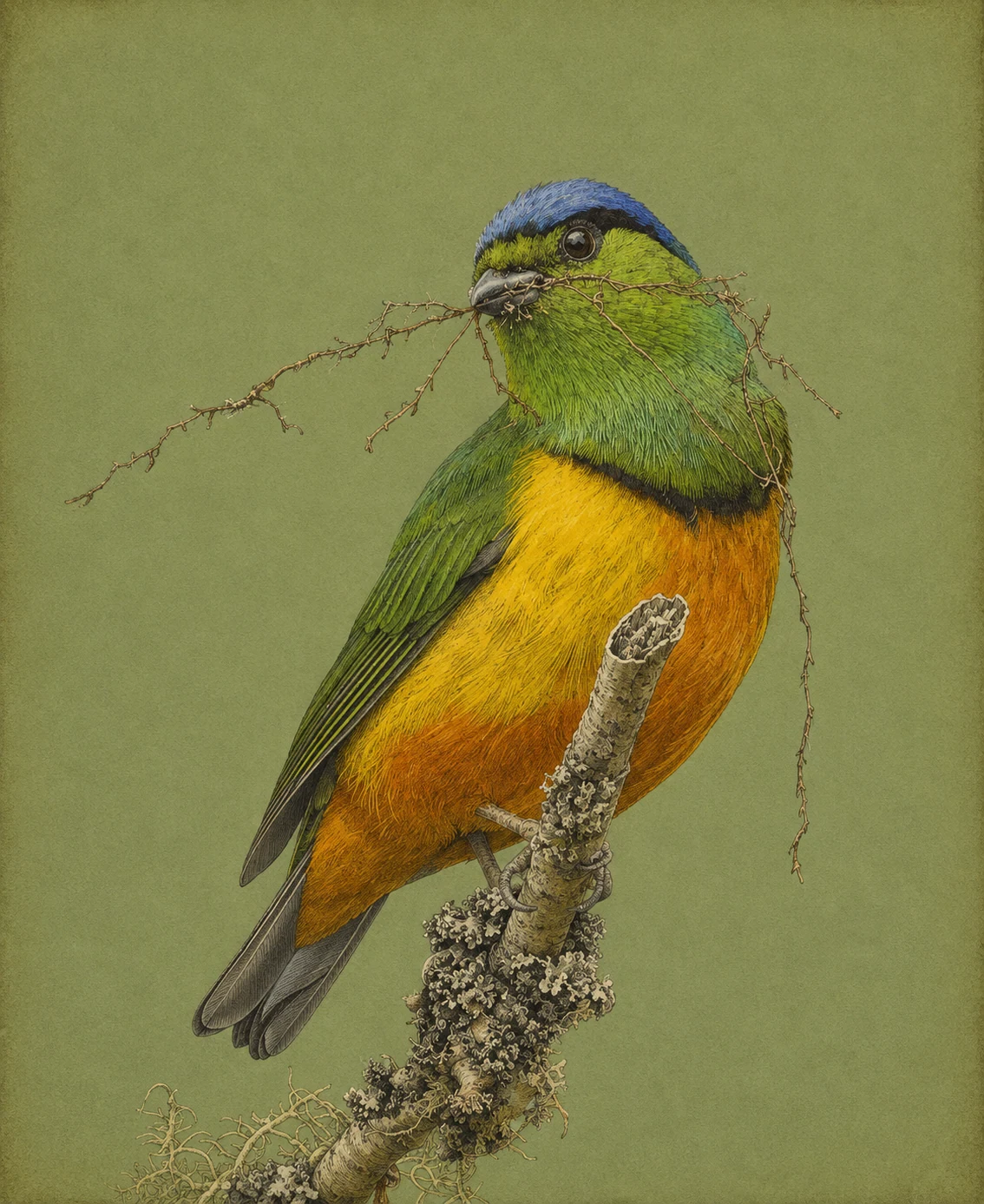 Chestnut-breasted Chlorophonia (Chlorophonia pyrrhophrys)