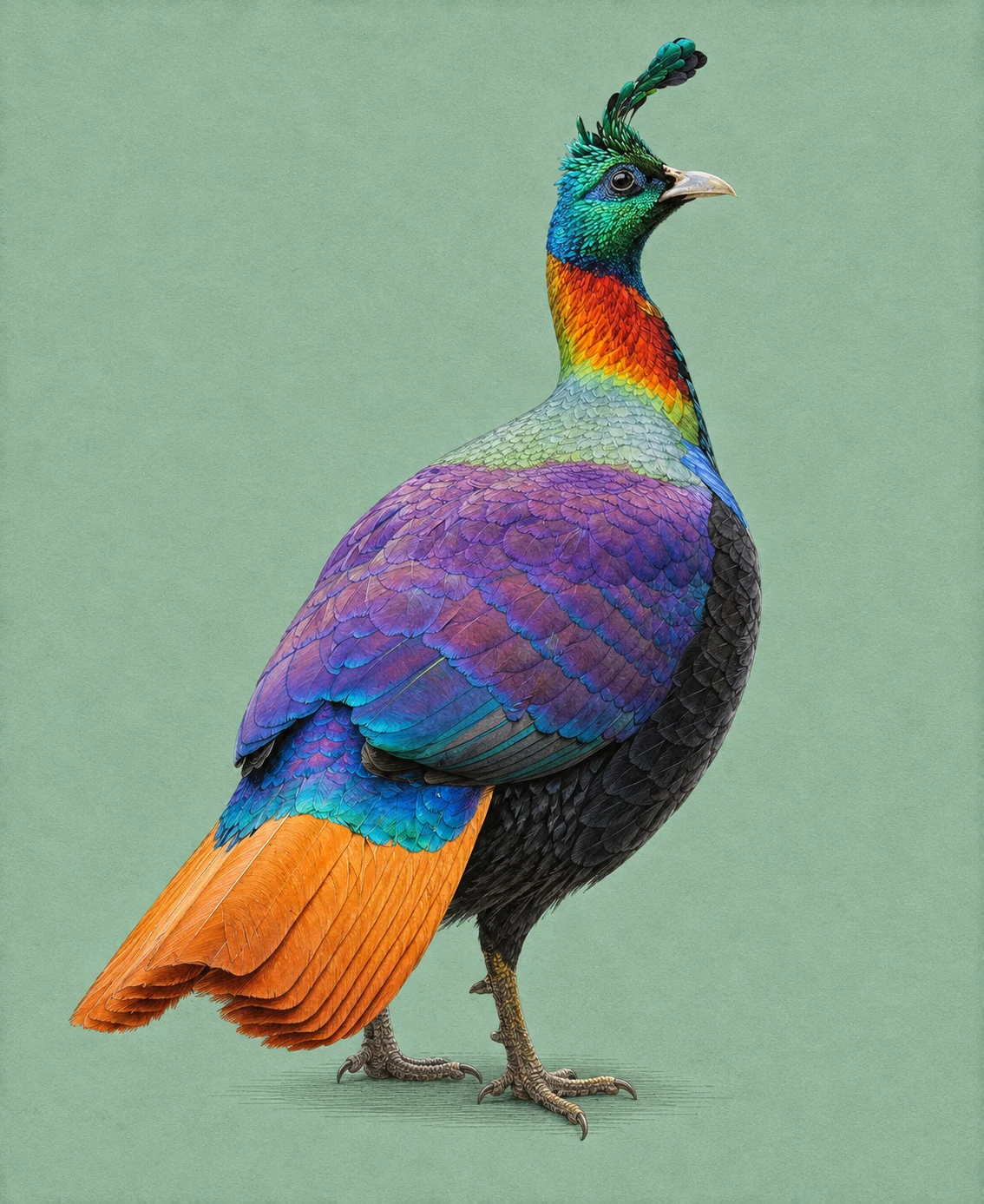 Himalayan Monal (Lophophorus impejanus)