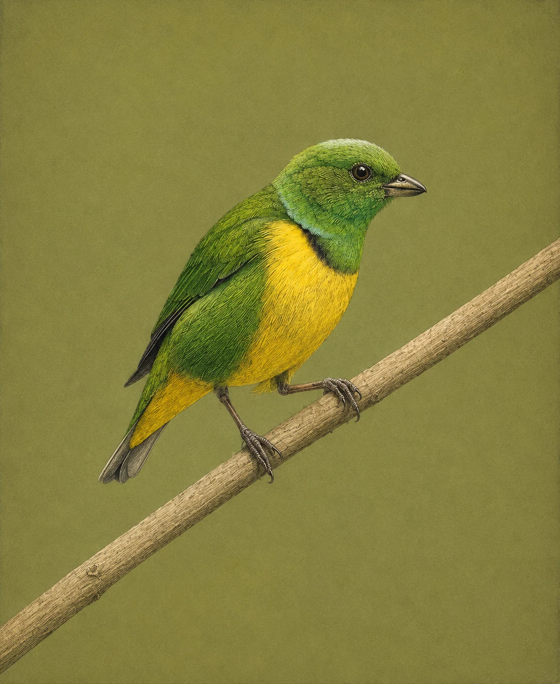 Blue-crowned Chlorophonia (Chlorophonia occipitalis)