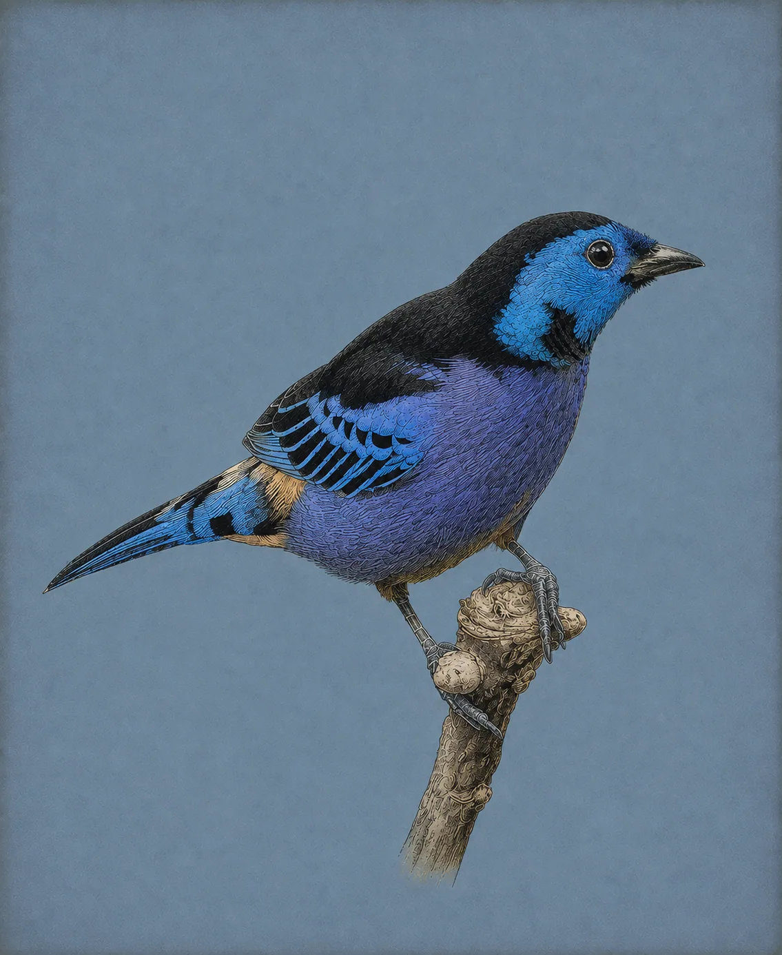 Opal-rumped Tanager (Tangara velia)