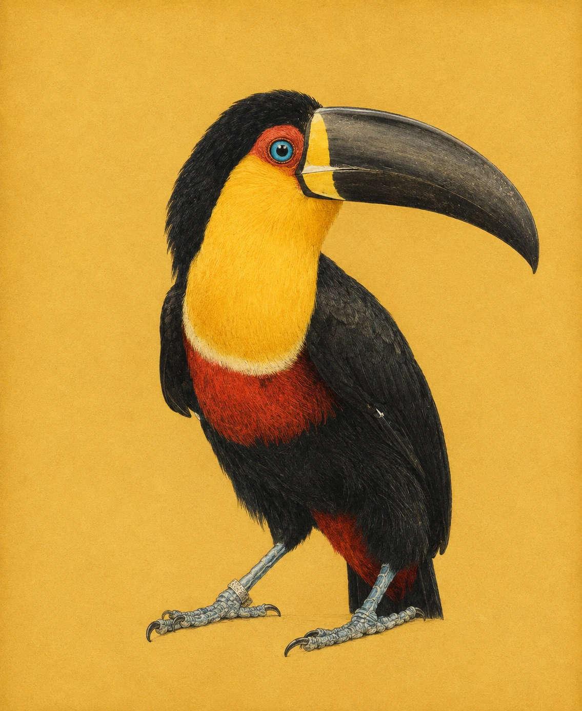 Channel-billed Toucan (Ramphastos vitellinus)