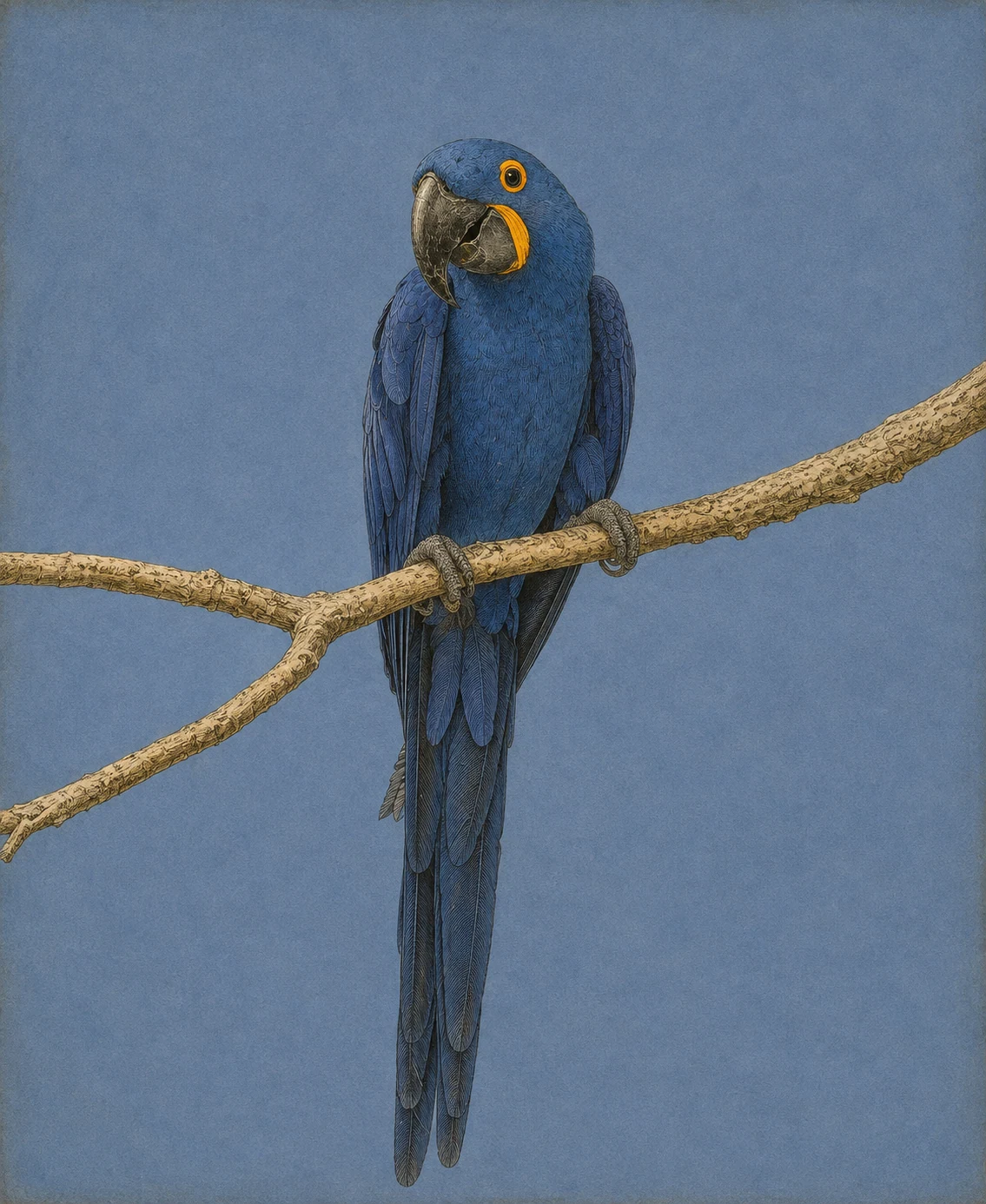 Hyacinth Macaw (Anodorhynchus hyacinthinus)