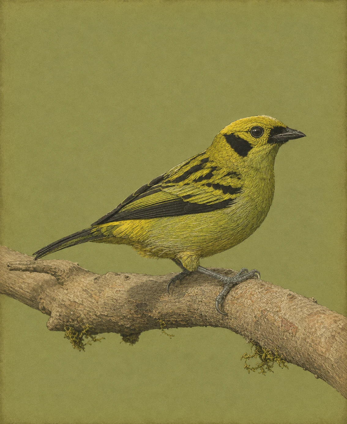Emerald Tanager (Tangara florida)