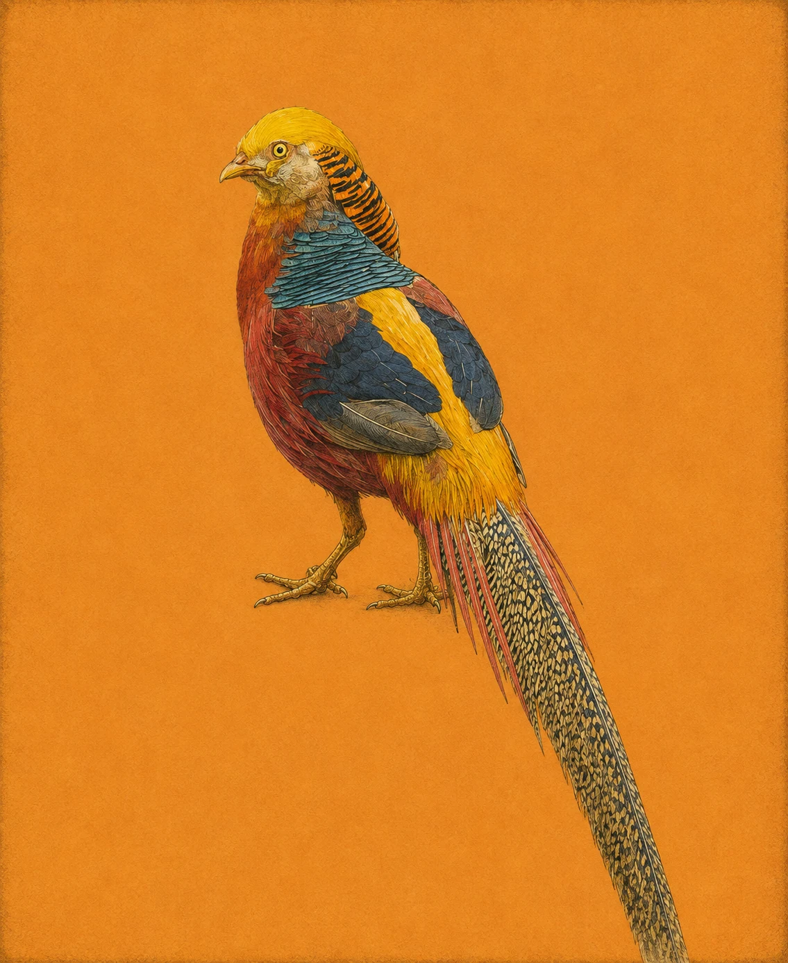 Golden Pheasant (Chrysolophus pictus)