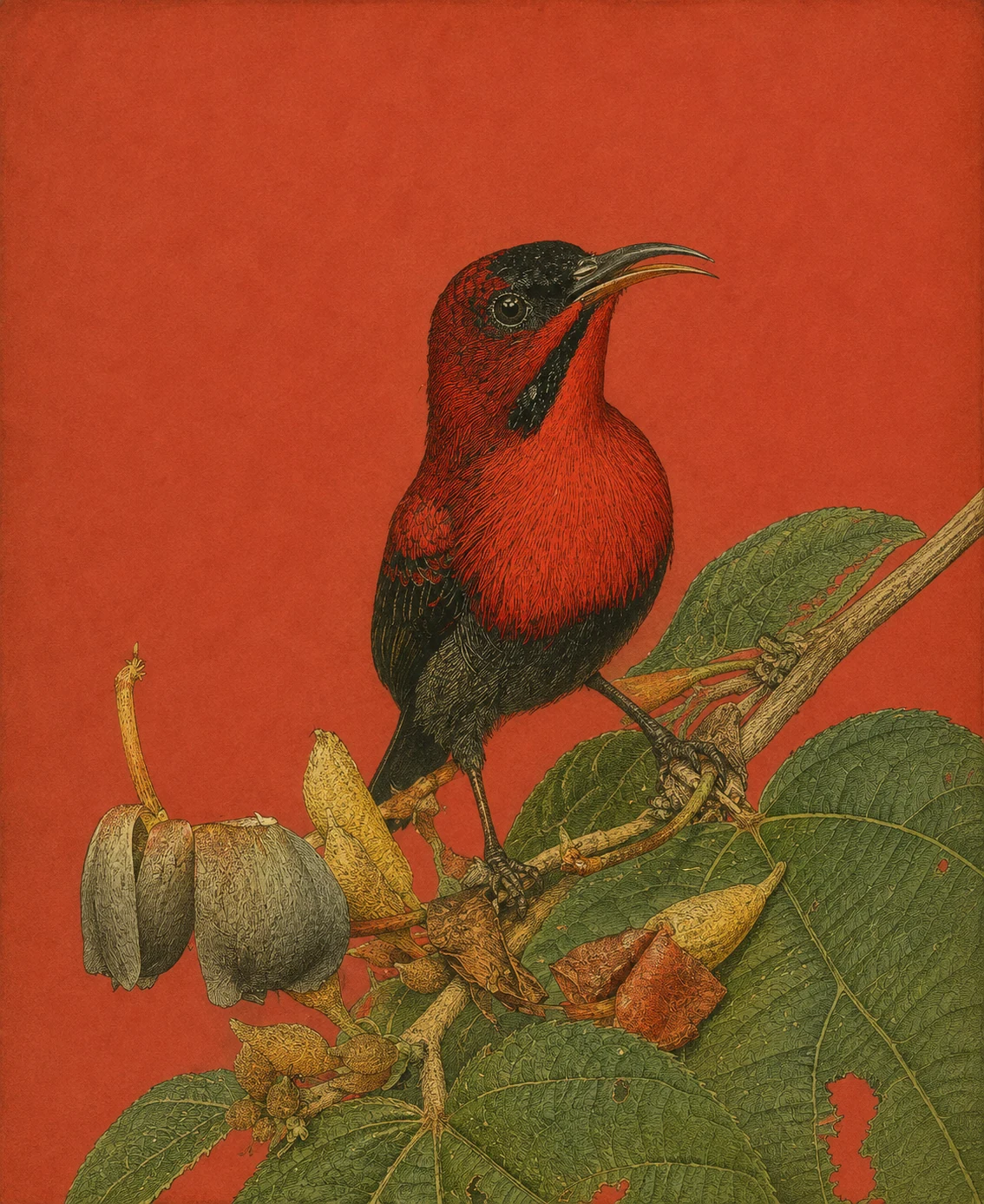 Crimson Sunbird (Aethopyga siparaja)