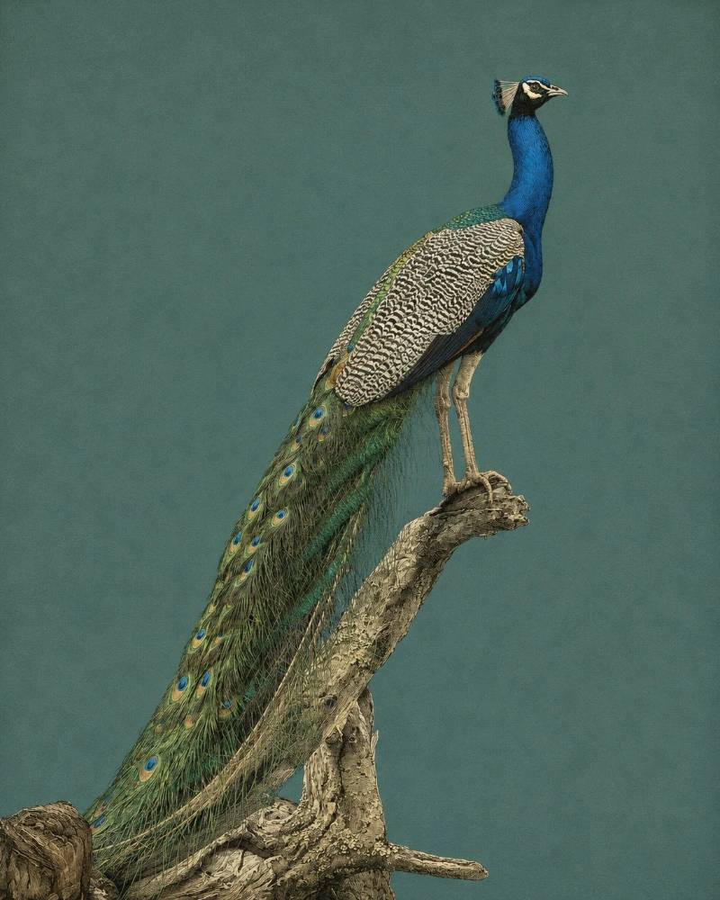 Indian Peafowl (Pavo cristatus)