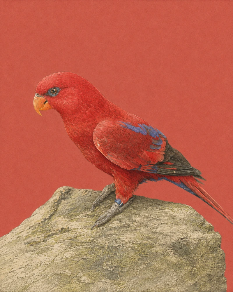Red Lory, Eos bornea