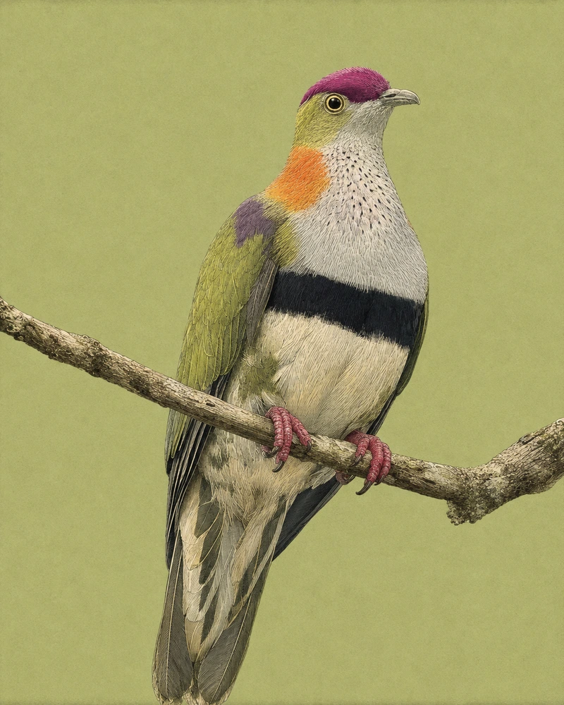 Superb Fruit Dove, Ptilinopus superbus