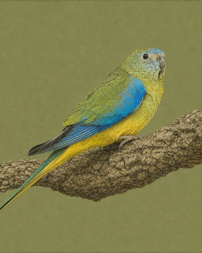 Turquoise Parrot, Neophema pulchella