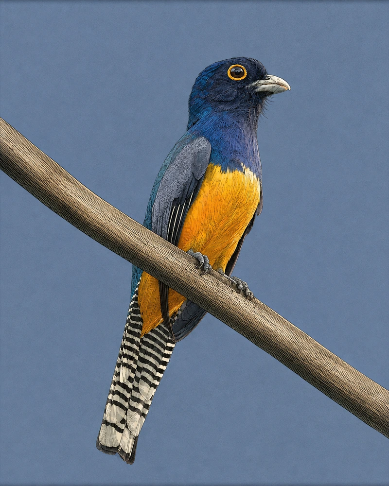Violaceous Trogon, Trogon violaceus
