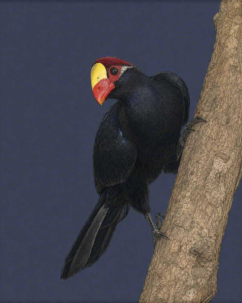 Violet Turaco, Musophaga violacea